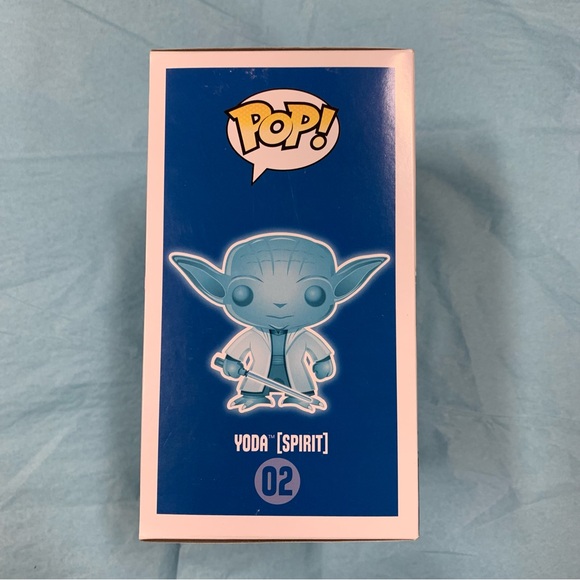 Funko POP! Star Wars #02 Yoda (Spirit) Glow in the Dark Walgreens Exclusive - Picture 2 of 6